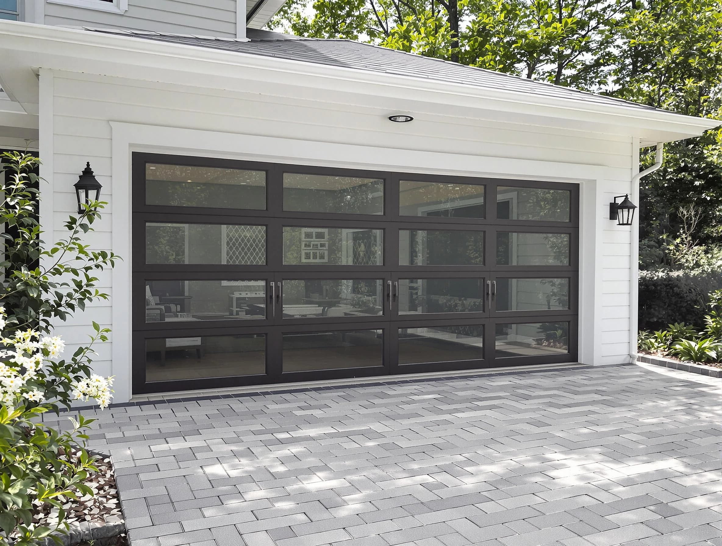 Commerce City Garage Door Repair design specialist presenting custom garage door options to Commerce City homeowner