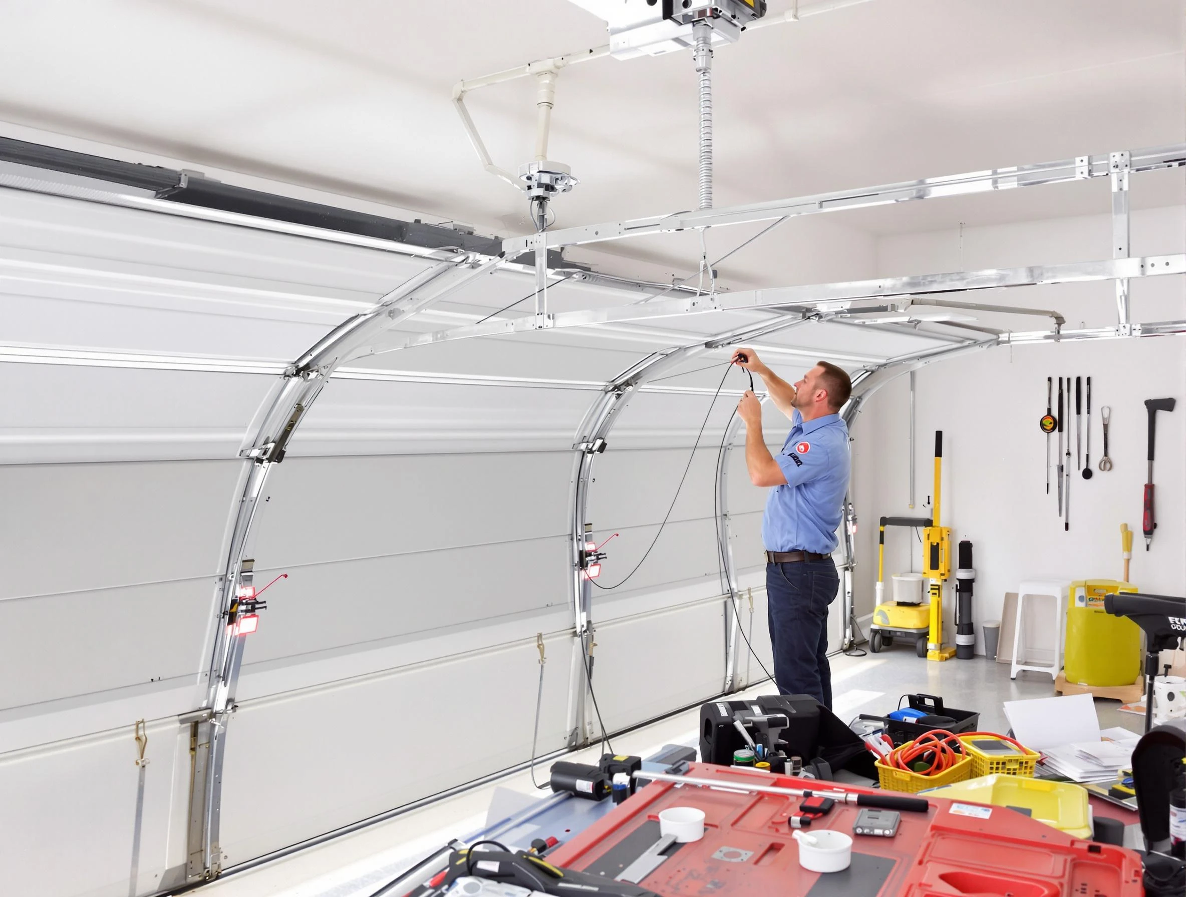 Garage door cable repair service by Commerce City Garage Door Repair in Commerce City