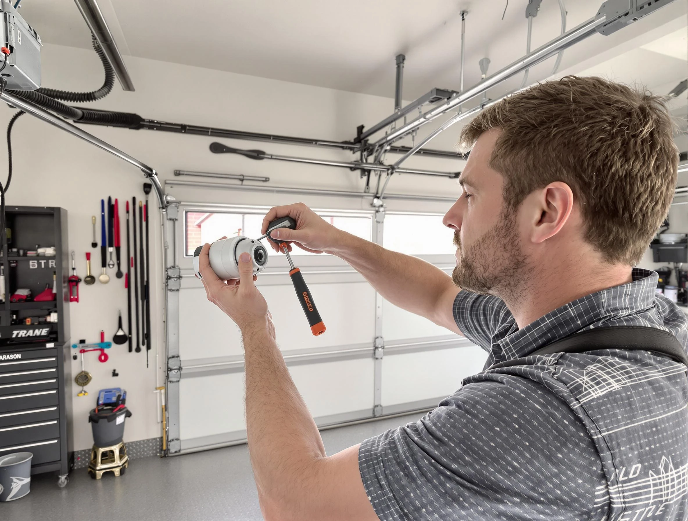 Garage door opener repair service by Commerce City Garage Door Repair in Commerce City