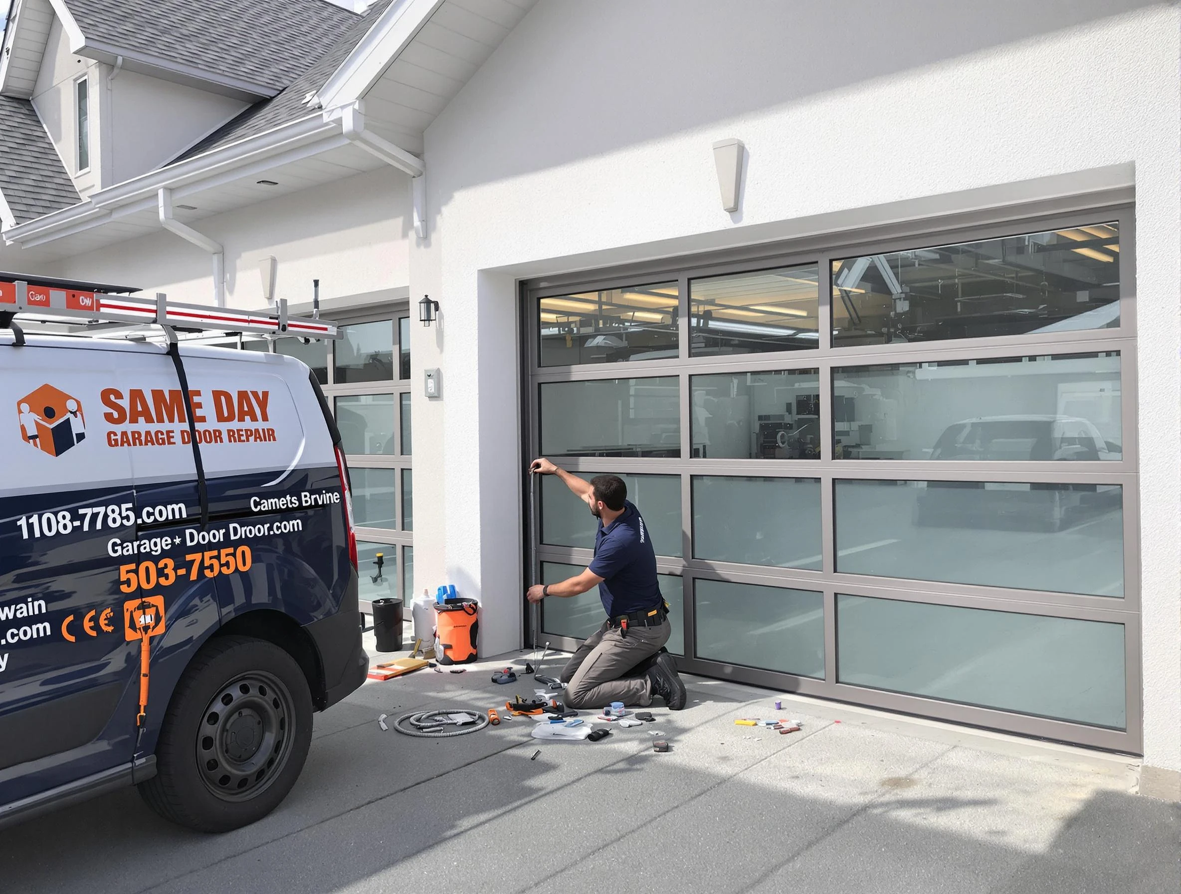 Same-day garage door repair service by Commerce City Garage Door Repair in Commerce City